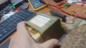 Замыкание вторичной обмотки , т- ра,от микроволновки