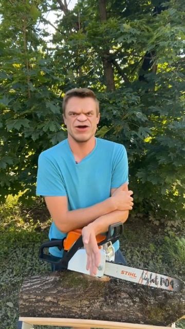 СМЕШНОЙ ОБЗОР БЕНЗОПИЛЫ STIHL MS 180!🤣😁 #tools #stihl #echo #ремон? смотреть онлайн