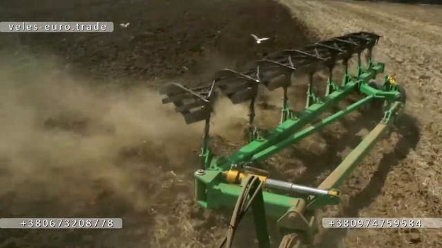 Плуг оборотный полунавесной серии ПОН 7 40+1 VELES EURO TRADE смотреть онлайн