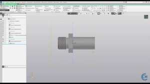 Штуцер в Компас 3D