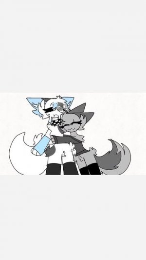 опять я и @Lumi_fox ♥️♥️♥️