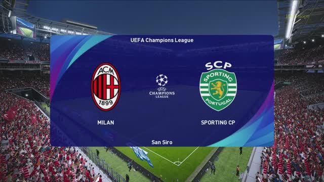 ЛЧ. Милан - Спортинг. 2тур. Группа C.