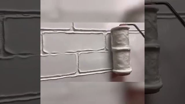 Валик декоративный, жесткий резиновый эффект КИРПИЧ Л смотреть онлайн