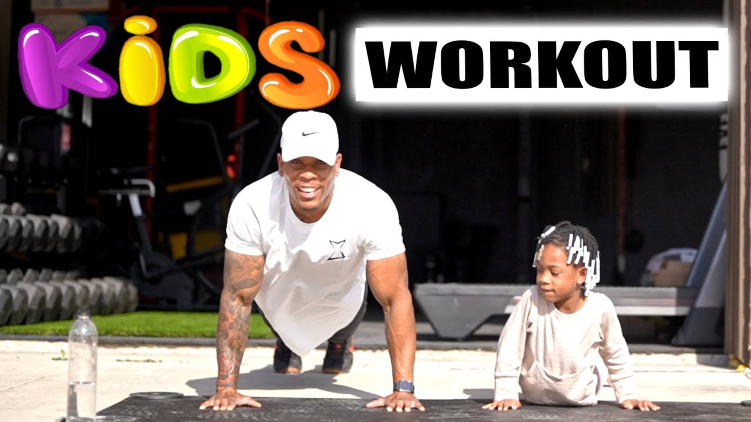 15-Minute Fun and Easy Beginner Workout for Kids at Home (No Equipment) - BullyJuice смотреть онлайн