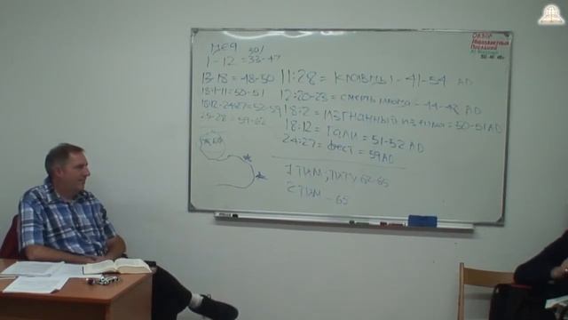 ОБЗОР НОВОГО ЗАВЕТА №03 ; Библейский Колледж "Слово Божье" [30.10.18] смотреть онлайн
