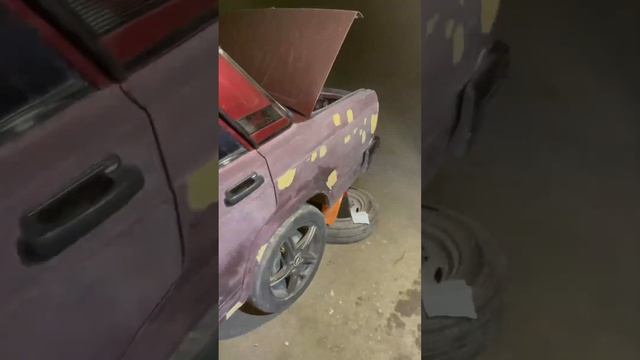 Перекрас заднего крыла 2107 смотреть онлайн