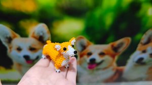 Мастер-класс Корги из Бисера/Часть 2. Уши, Лапы, Хвост