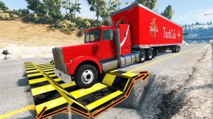 Автомобили VS Ямы 😱|BeamNG.Drive|Бемиджи Драйв