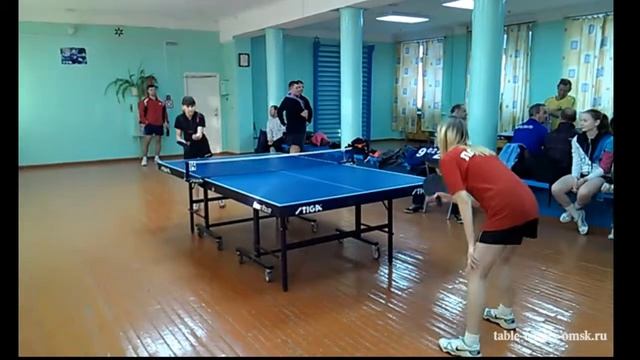 06 За 3 место девочки омск настольный теннисс