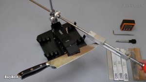 Заточка ножа на точилке с постоянным углом заточки Xaril