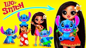 ЛИЛО И СТИЧ Растут вместе! Идеи для Кукол ЛОЛ