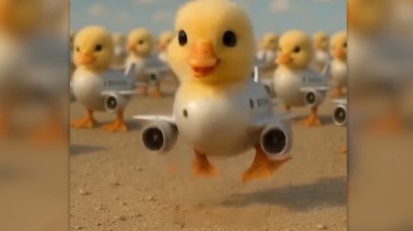 Маленькие тралалалотралала, и тун тун тун сагур танцуют