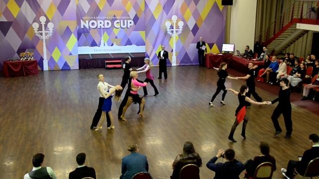 ХАСТЛ, Discofox, Nord Cup 2019, Е класс, 12 финала, заход 3