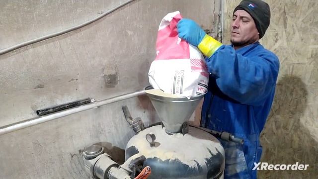 Работа на пескоструе. Очень мощный пескоструй. смотреть онлайн