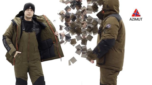 Костюм Якутия Исландия Коричневый + Чёрный