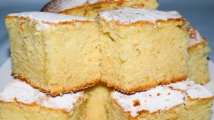 Вкуснейший манник на кефире и сметане