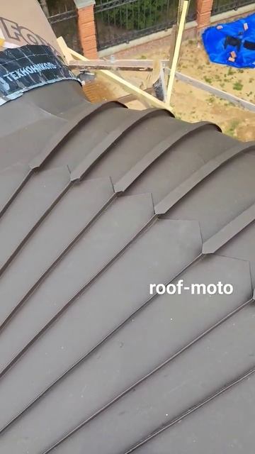 апсид из алюминия . процесс #фальцеваякровля #фальц #fal смотреть онлайн