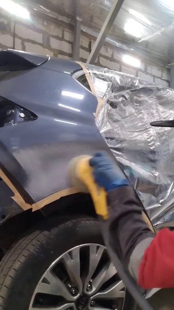 грунт шлифовка покраска #автомаляр #SATA смотреть онлайн