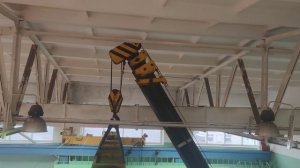 Сложный демонтаж кран-балки.