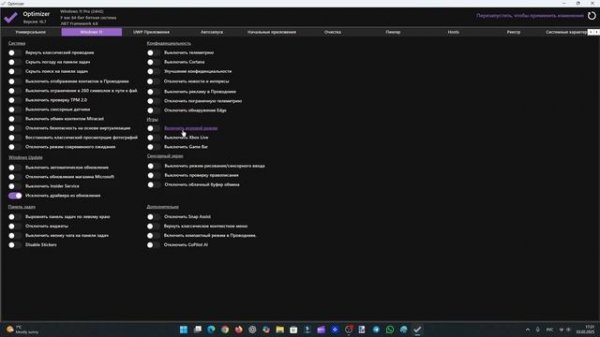 Годный инструмент для оптимизации Windows! Обзор Optimizer