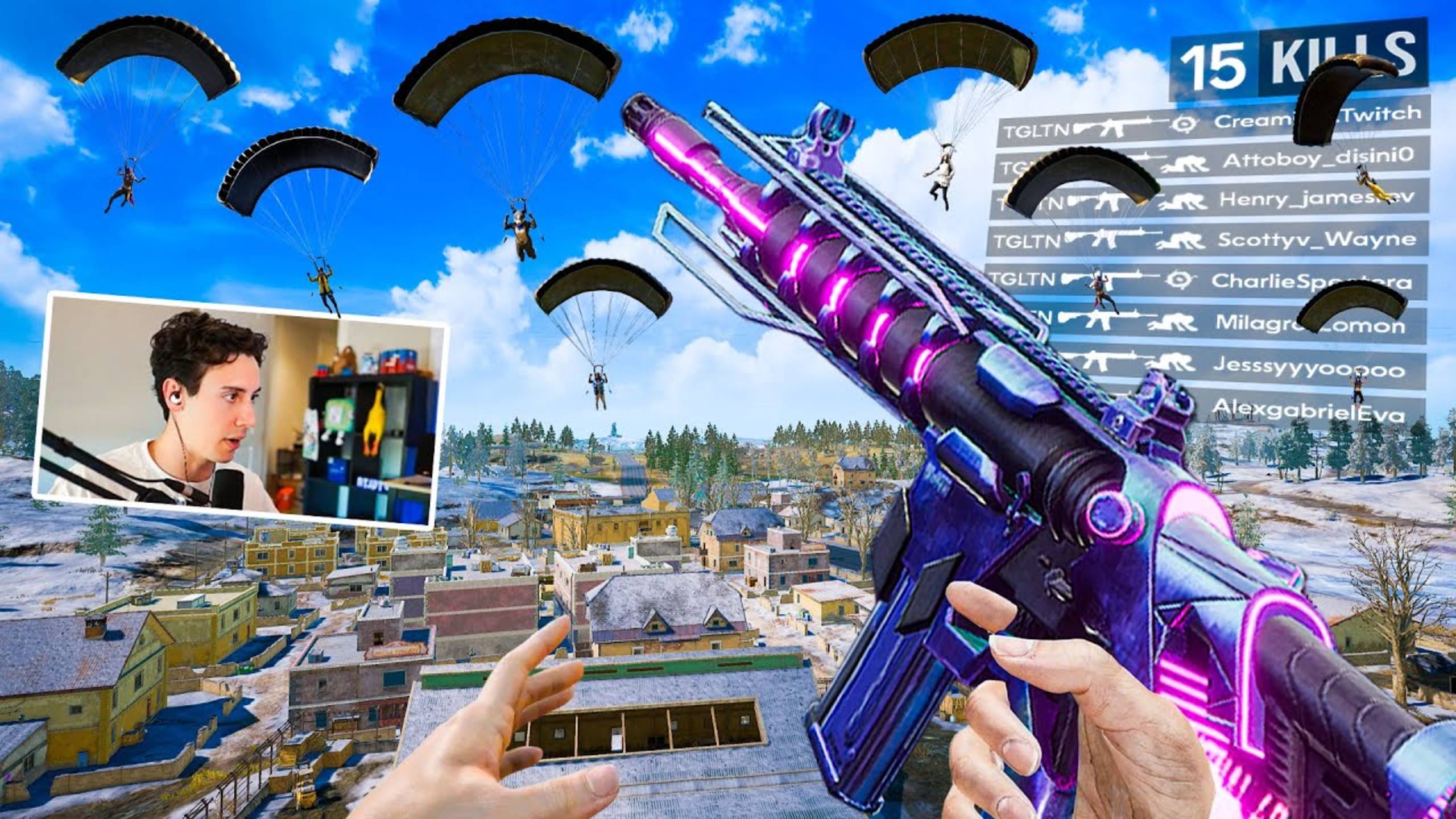 TGLTN Vs PUBG (1-MAN-SQUADS) HOT DROP