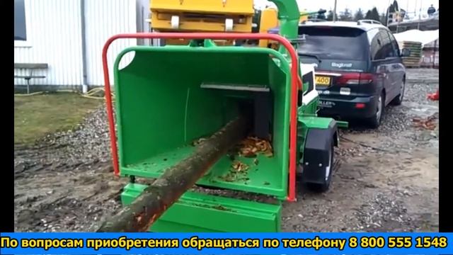 Измельчитель веток и сучьев GreenMech рубит на глазах смотреть онлайн