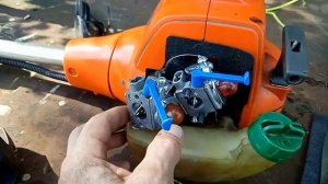 Husqvarna 128R замена карбюратора
