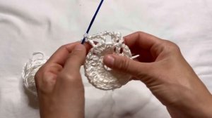 Шапочка сетка крючком