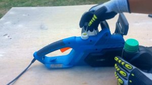 Заливаем масло в цепную пилу FinePower CSE1816