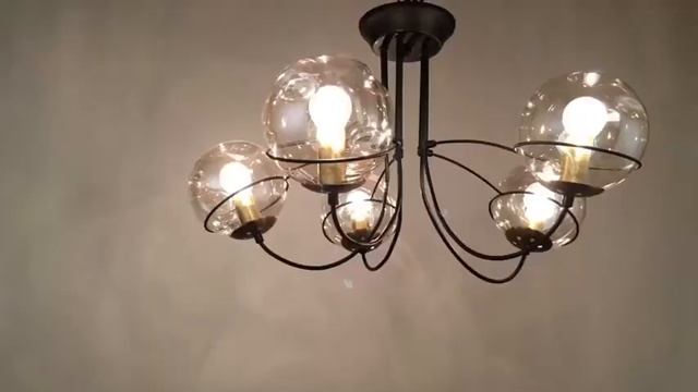 Люстра на штанге F-Promo 2202-5U - видеообзор смотреть онлайн