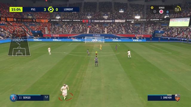 FIFA 22 Штанга,вмять