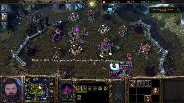 Wanderbraun играет ШОУМАТЧ в Warcraft 3: Карта 