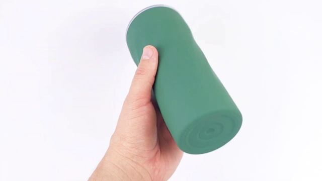 Термокружка Family с Soft Touch покрытием темно-зеленая