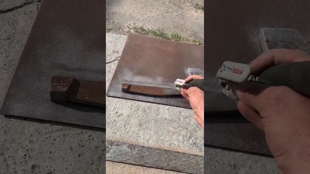 Пример работы пескоструя смотреть онлайн