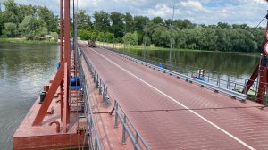 Нет пробкам! Новый двухполосный понтонный мост. Переправа Галиёвка-Подколодновка, Богучар, М4 Дон