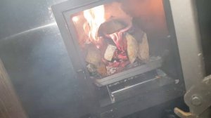 Первая растопка банной печи Астон 20 Печь-каменка Везу?