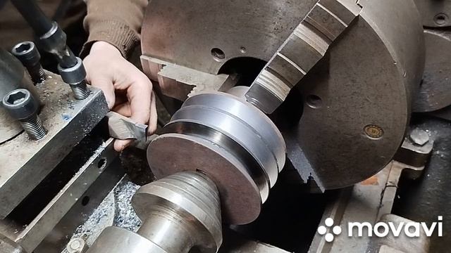 Реставрация шкива на оправке!минус бракованный резец! смотреть онлайн