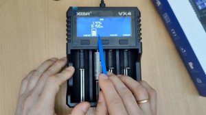 XTAR VX4 - зарядное устройство с тестом ёмкости, для всех т