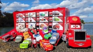 12 автомобилей Tomica (миникар) и трейлер red mac | Место с прекрасной природой.