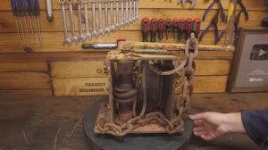 Восстановление старой, ржавой лебёдки.