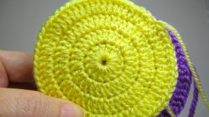 Как связать ровный круг крючком столбиками с одним накидом