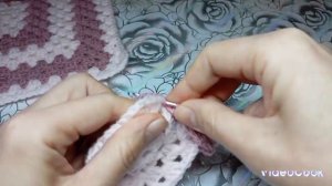 Кардиган из бабушкиных квадратов.