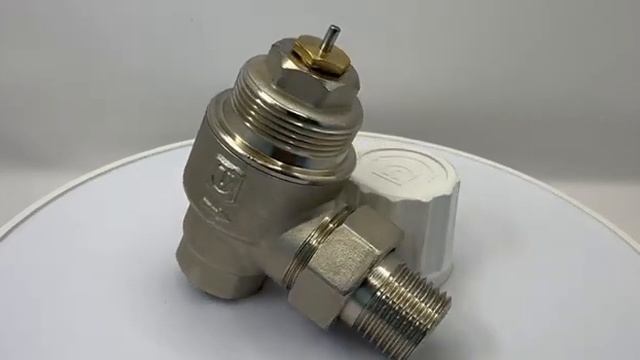 VT.033.N.04 Клапан термостатичний VALTEC, збільшеного проходу, кутовий, 1/2