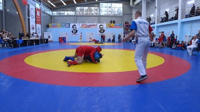Бривнов, победа по очкам. [Боевое САМБО! Чемпионат СПБ 2 смотреть онлайн