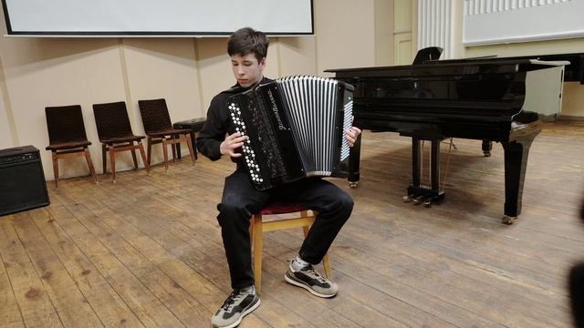 Валеев Роман, 14 лет. (Баян). Ю. Гаврилов,,Скорый поезд