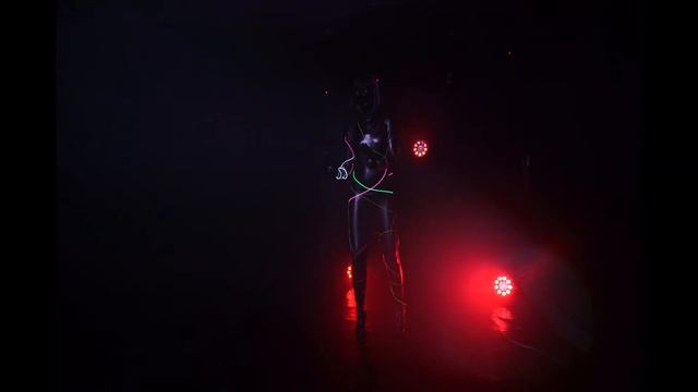 CYBER GIRL cosplay / костюм со светодиодами/ ч1 Испытание смотреть онлайн