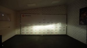 Тест светодиодных ламп в фаре с рифленым стеклом.