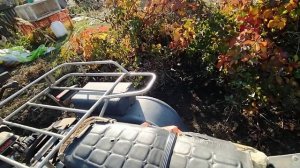 ЗИМ-350 с мотоблоком на навеске, фрезерования.