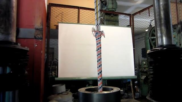 ТМ КРОК  Испытания круглопрядного стропа с диаметром ?