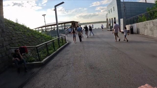 Прекрасная Набережная Перми. Обзор новой набережной в Перми. #пермь #электросамокат